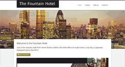 Desktop Screenshot of fountainhotellondon.com